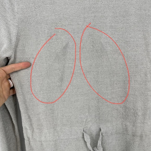 Barefoot Dreams ultra light cardigan robe size XS light gray pockets cozy chic - Picture 4 of 9